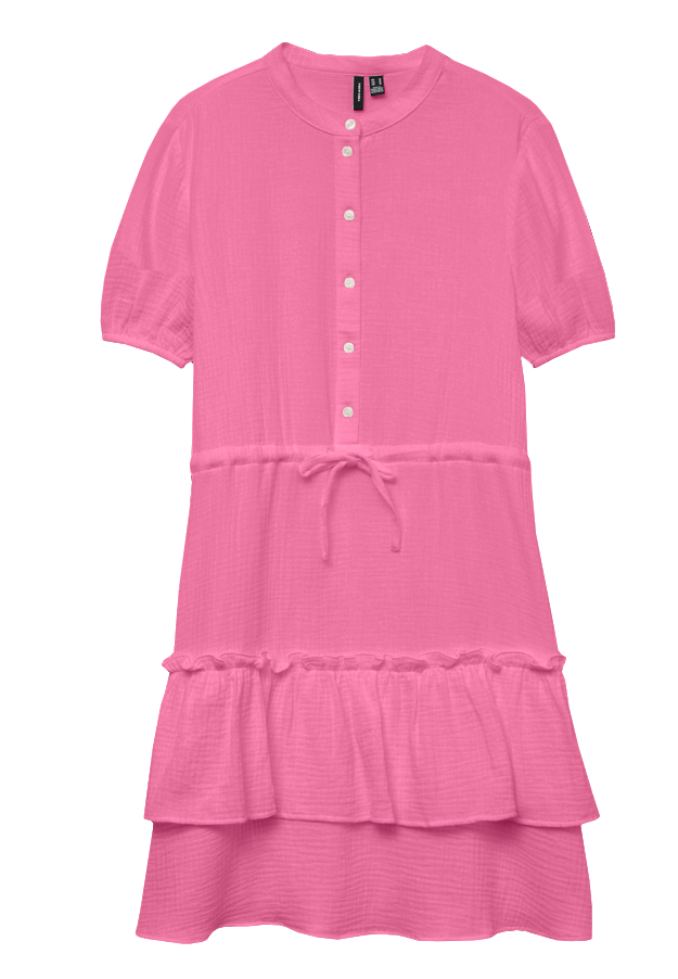 VMNATTI SS V-NECK SHORT DRESS WVN EXP Rosa