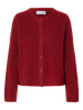 Slflulu New Ls Knit Cardigan Noos Mellomrød