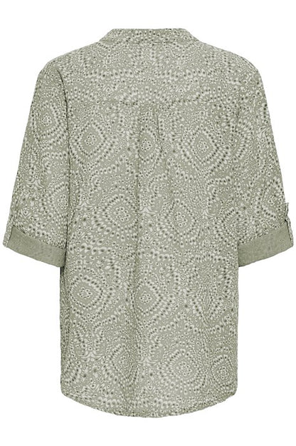 SBALEXA BATIC BLOUSE Dusty Olive