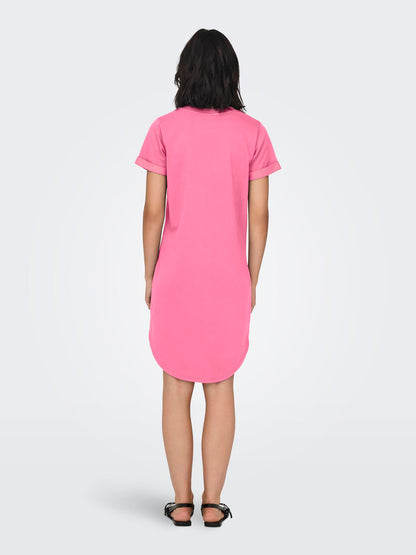 JDYIVY S/S DRESS JRS NOOS Rosa