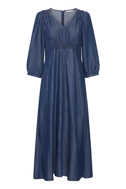 Pzsevielle Dress Un-Washed Denim
