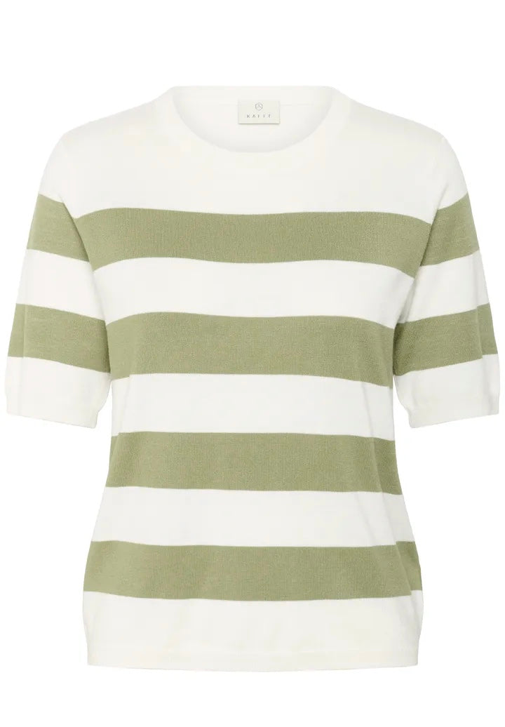 KAlizza Striped Knit Grønn