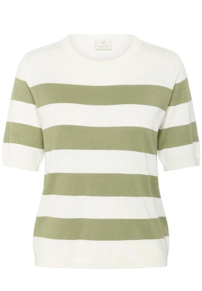 KAlizza Striped Knit Grønn