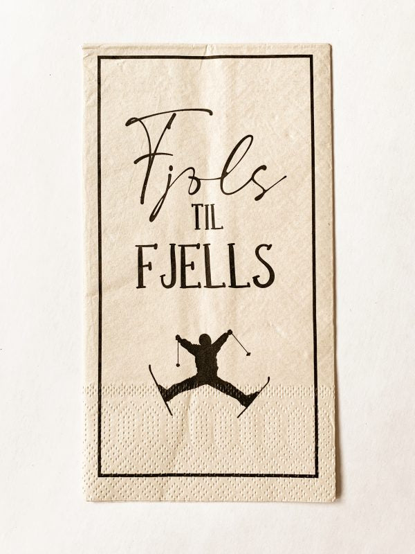 SERVIETT «fjols til fjells»