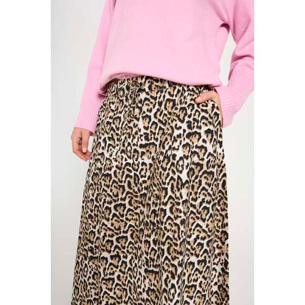 FQMALAY-SKIRT Leopard