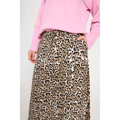 FQMALAY-SKIRT Leopard