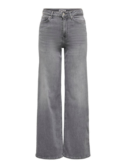 ONLMADISON BLUSH HW WID DNM REA0938 NOOS Lysegrå