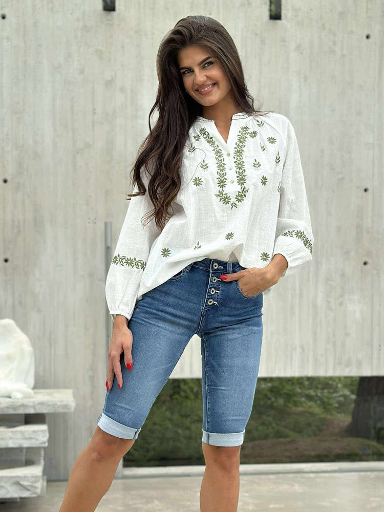 MYNTHE BLUSE Khaki