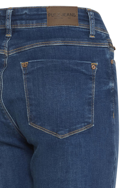 PZSANDRA HW Jeans Medium Straight Leg Jeans