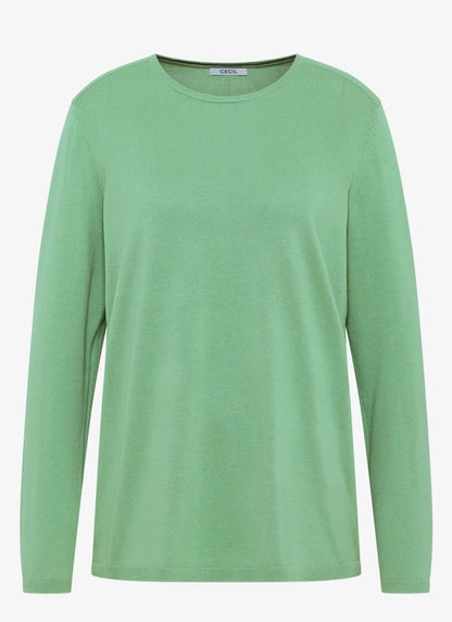 NOS BASIC ROUNDNECK Lysegrønn