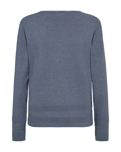 FQFLOW-PULLOVER Blå