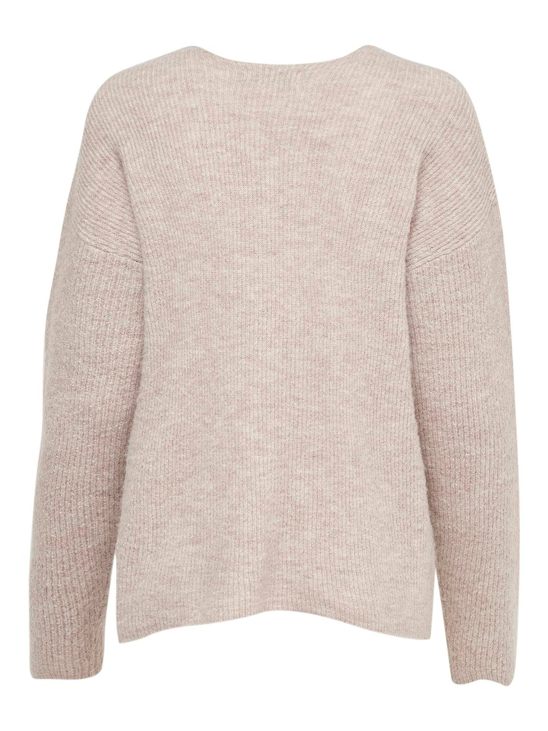 Onlcamilla V-Neck L/s Pullover Knt Noos Lysegrå