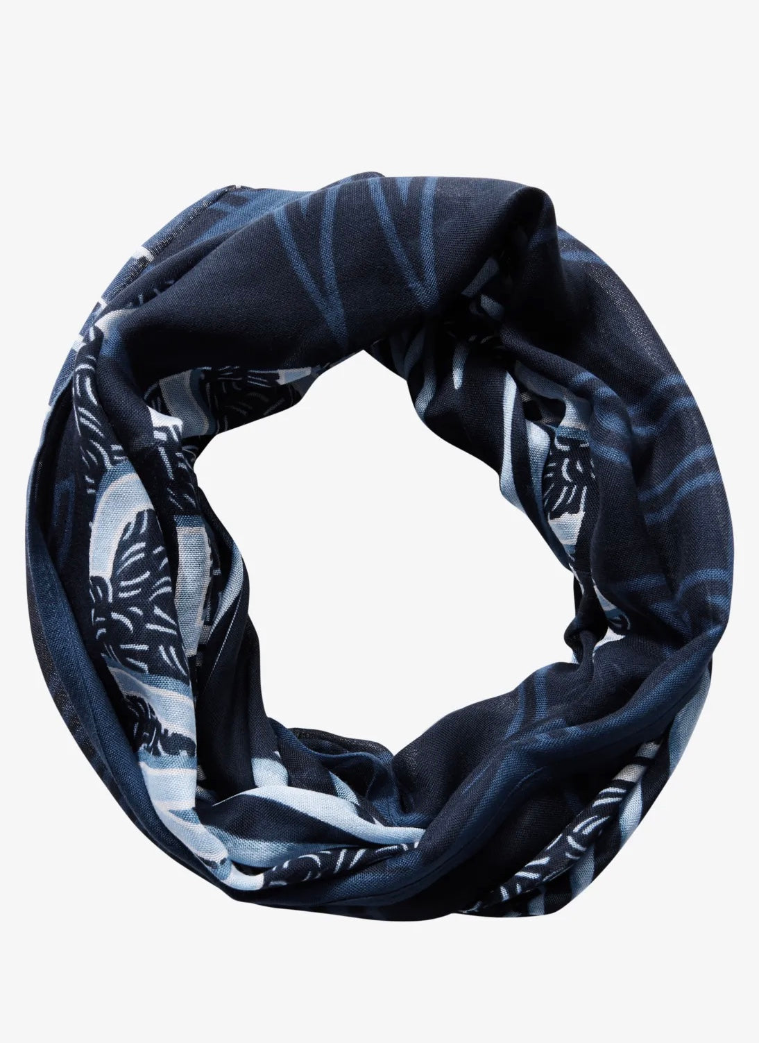 Skjerf print loop Blå