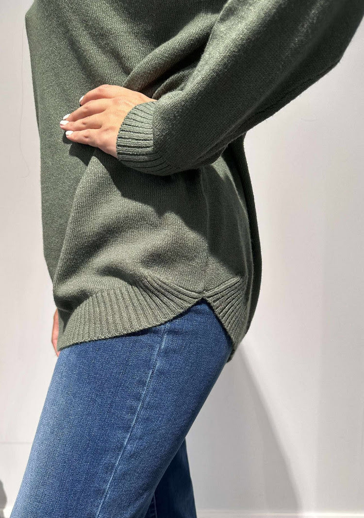 Janina genser Khaki
