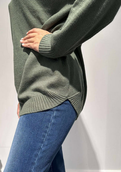 Janina genser Khaki