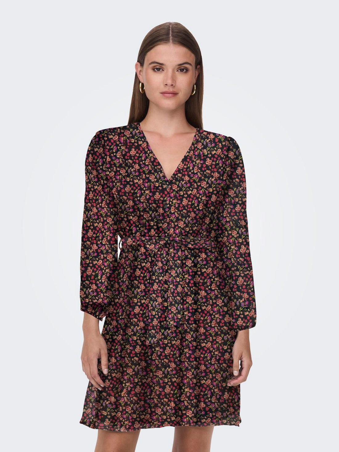 Onlcera Life 3/4 Short Dress Wvn Noos Sort