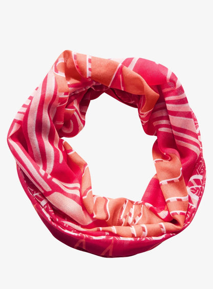 Skjerf print loop Rød
