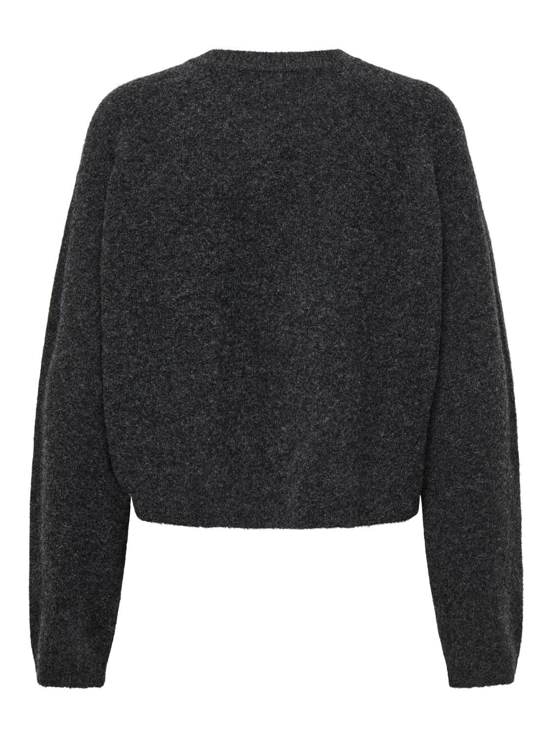 Onlpiemonte L/s Cardigan Knt Noos Mørkegrå
