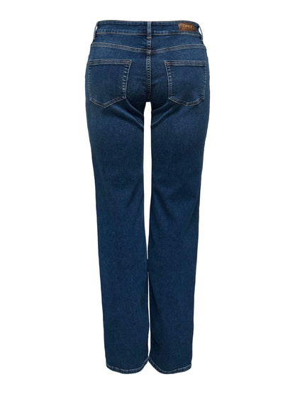 Onlblush Mid Straight Dnm Tai021 Noos Mørkeblå