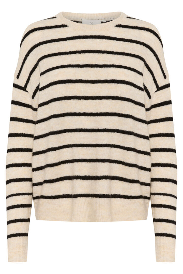 KALIDA KNIT PULLOVER Beige