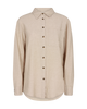 FQLAVA-SH-SIMPLE linskjorte Beige