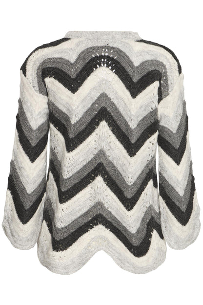 Sbbidiga Knit Blouse Grey Melange