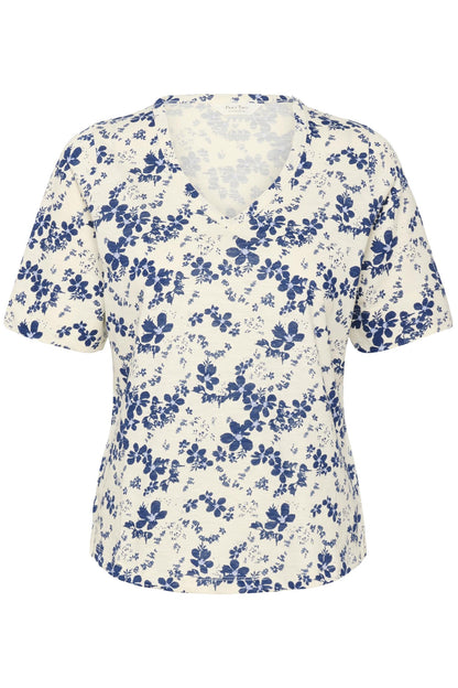 CurliaPW TS Oceana Contrast Flower Print