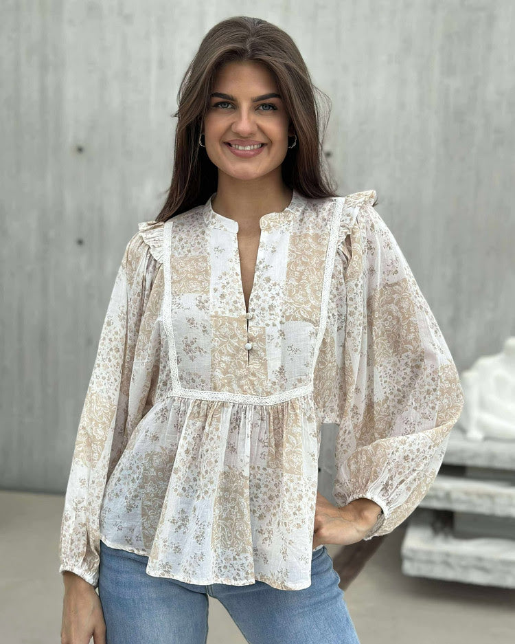 CLARA BLUSE Beige
