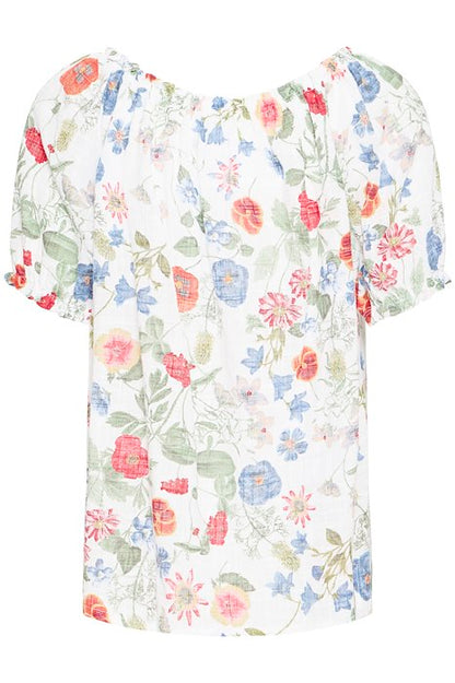 SBALEXA BF SS BLOUSE Snow White