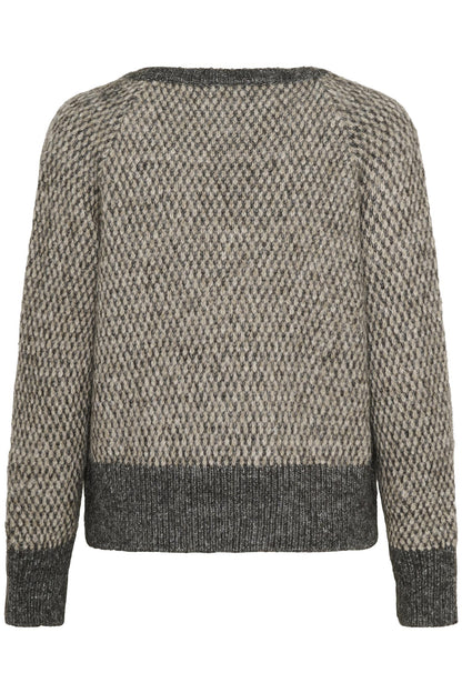 Kamelinda Pullover Dark Grey M./Feather Gray M.