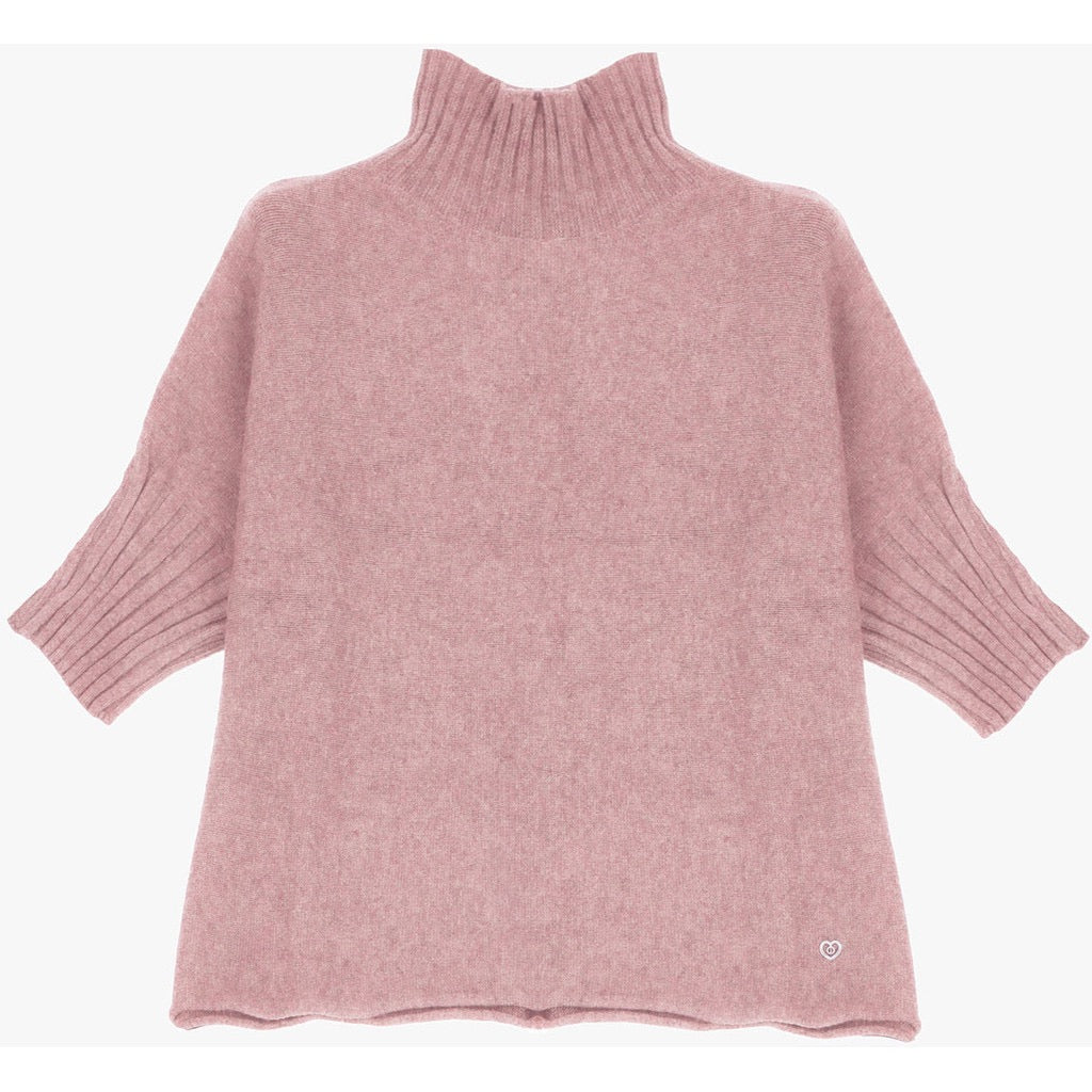 TURTLENECK SWEAT Gammelrosa