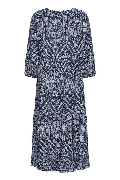 SBALEXA LACE LONG DRESS Navy Blazer