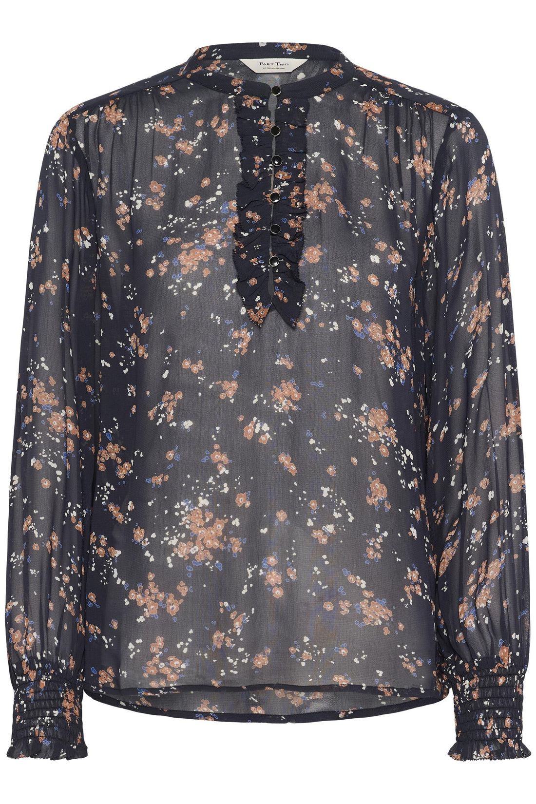 Varinkapw Bl Dark Navy Mini Flower Print