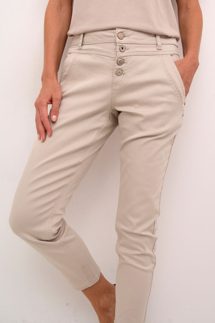 CRPAULA 7/8 twill-Baiily fit Lys Beige
