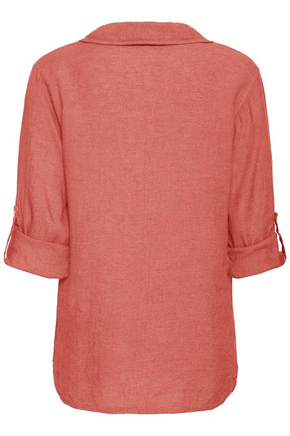 SBFONTANELLE BLOUSE Redwood