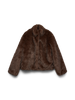 Vmmonroe Short Jacket Noos Mørkebrun