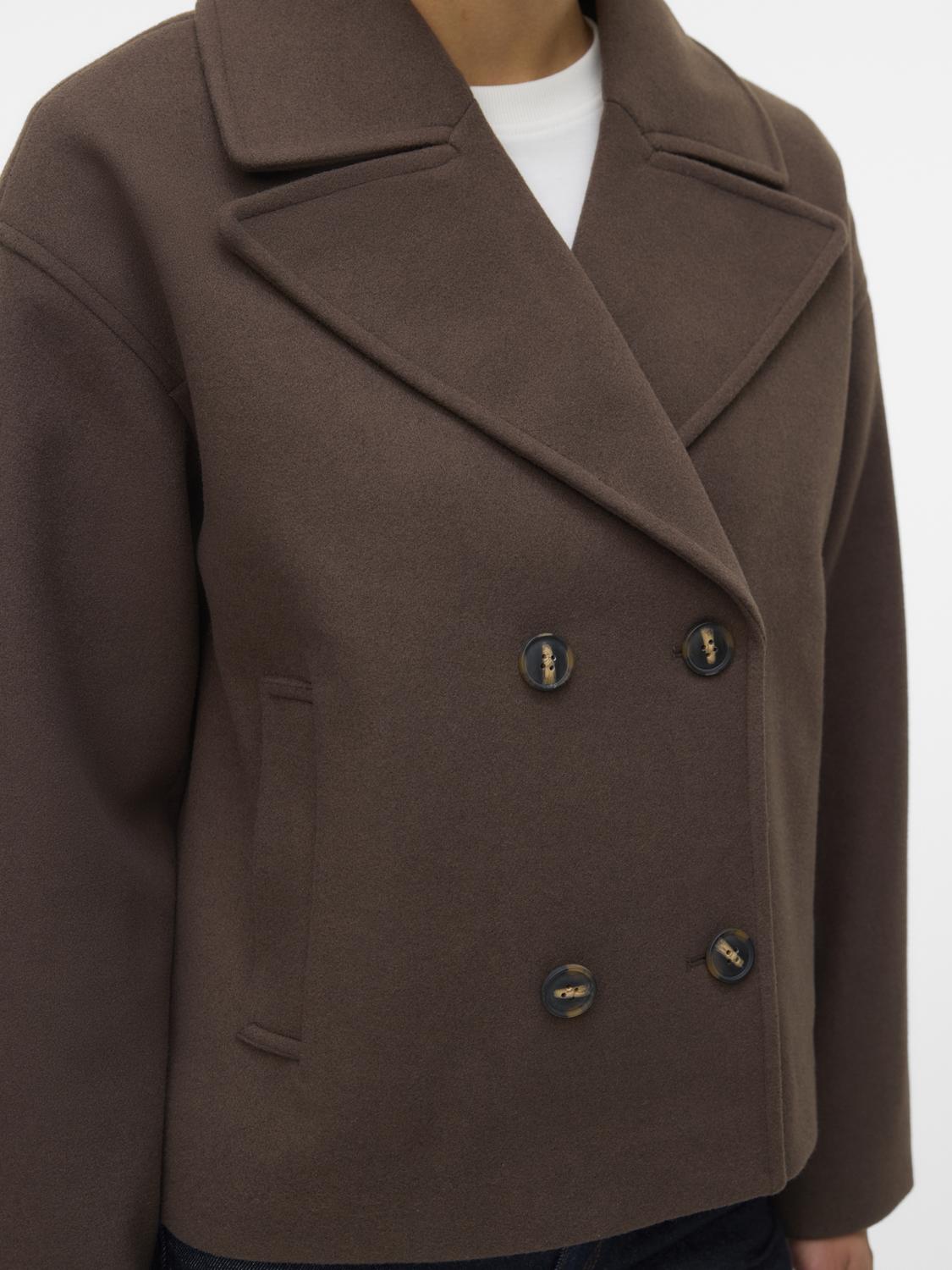 Vmvinceline Short Jacket Noos Mellombrun