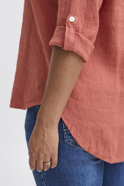 SBFONTANELLE BLOUSE Redwood