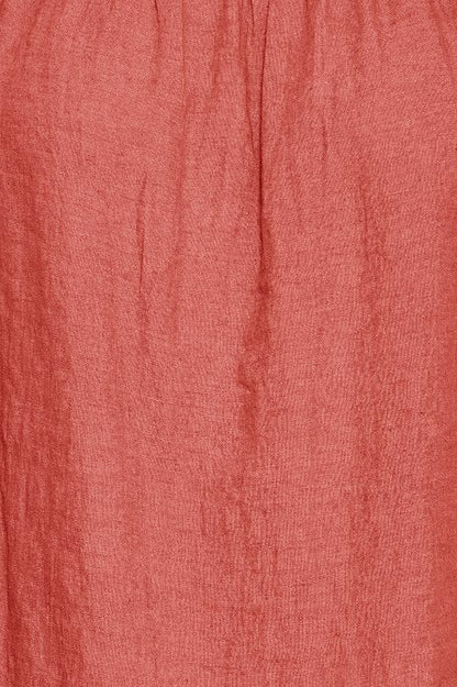 SBFONTANELLE SS BLOUSE Redwood