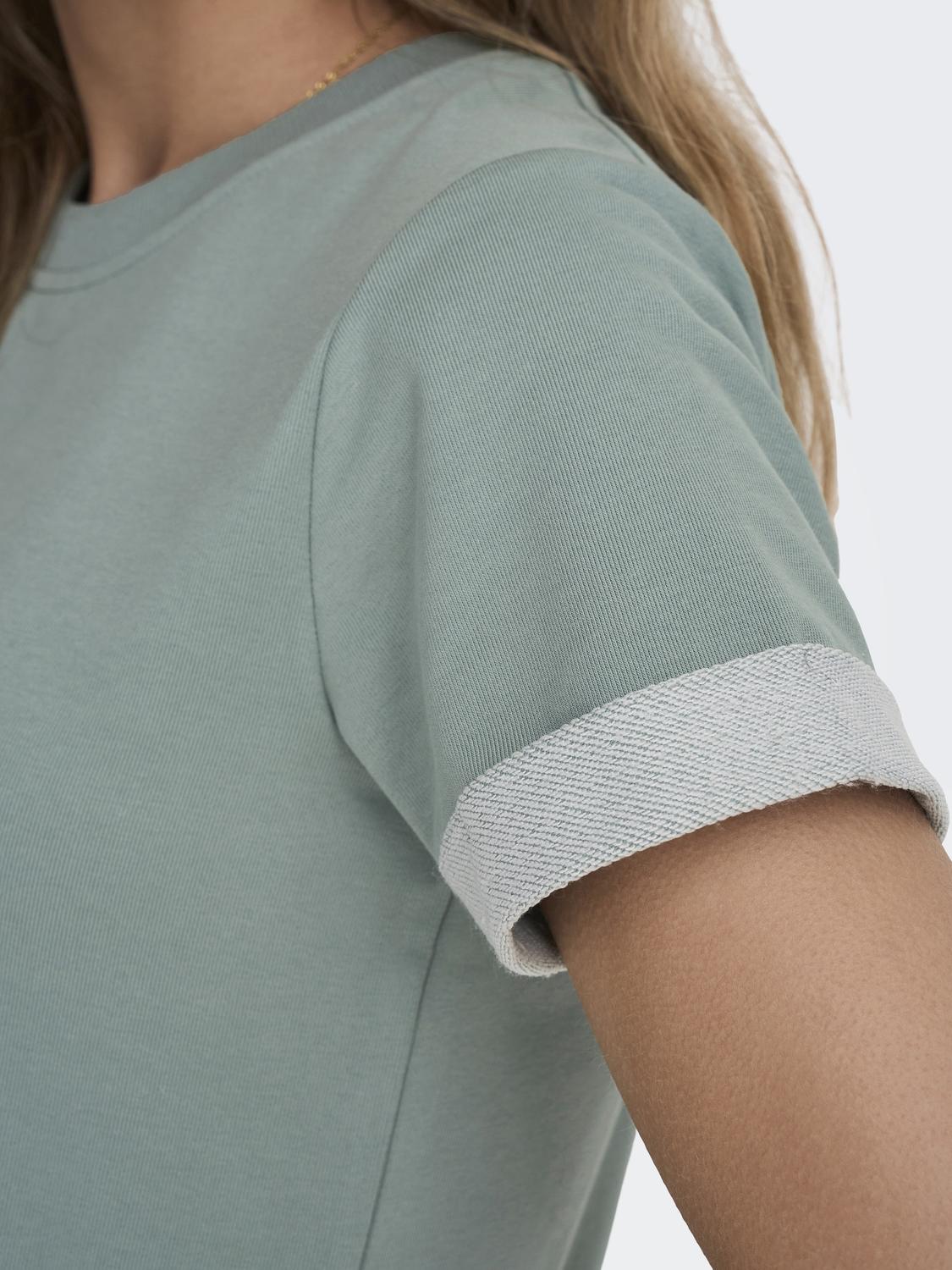 JDYIVY S/S DRESS JRS NOOS Mellomgrå