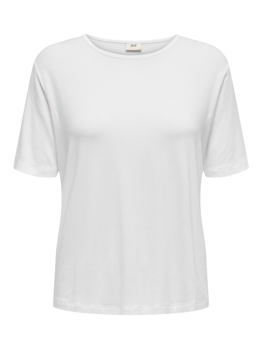 JDYMILA S/S O-NECK TOP JRS Hvit