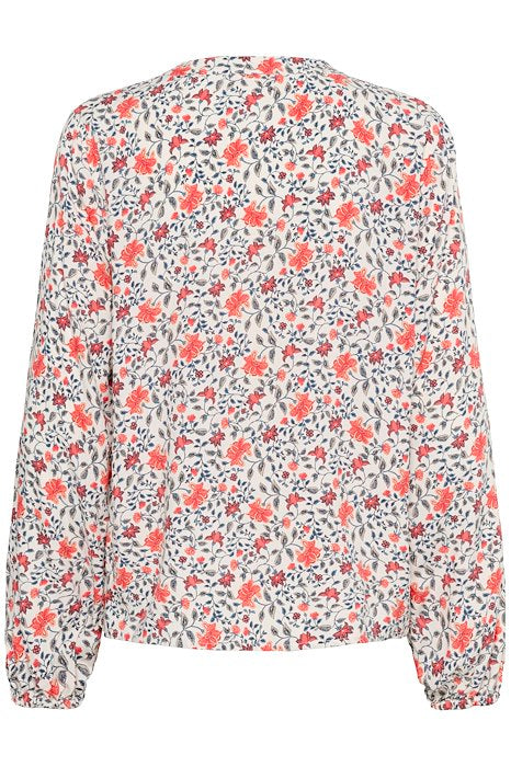 CRNAOMI FLOUNCE BLOUSE Rosa