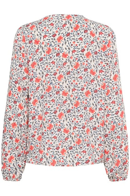 CRNAOMI FLOUNCE BLOUSE Rosa