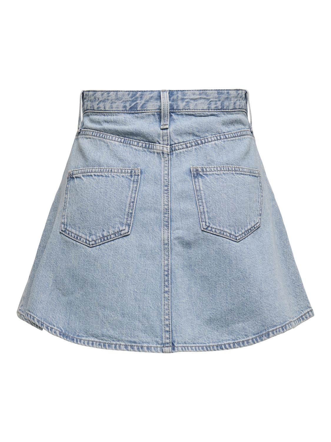 ONLEDEN A-SKIRT DNM PIM Blå