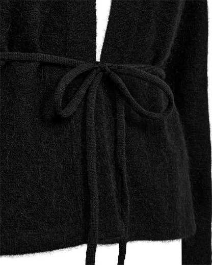 FQMOTO-CARDIGAN Svart