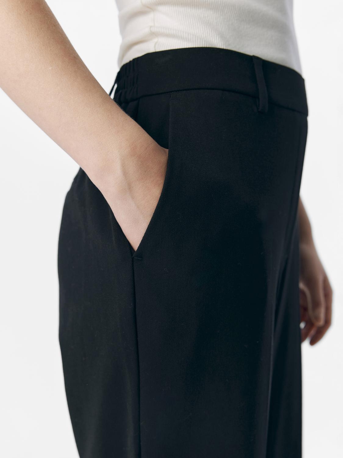 Objlisa Mw Straight Pant Noos Sort