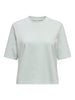ONLROBBYN LIFE S/S O-NECK TOP BOX JRS Lyseblå