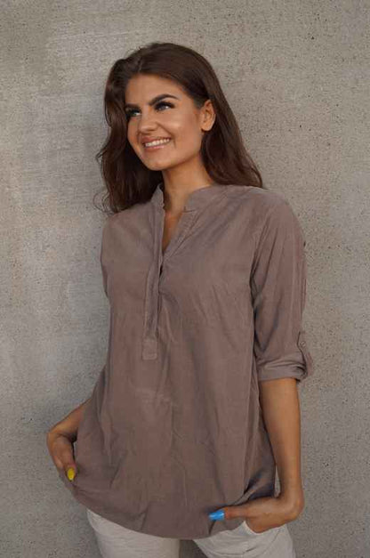 Skjortebluse Cord Fango