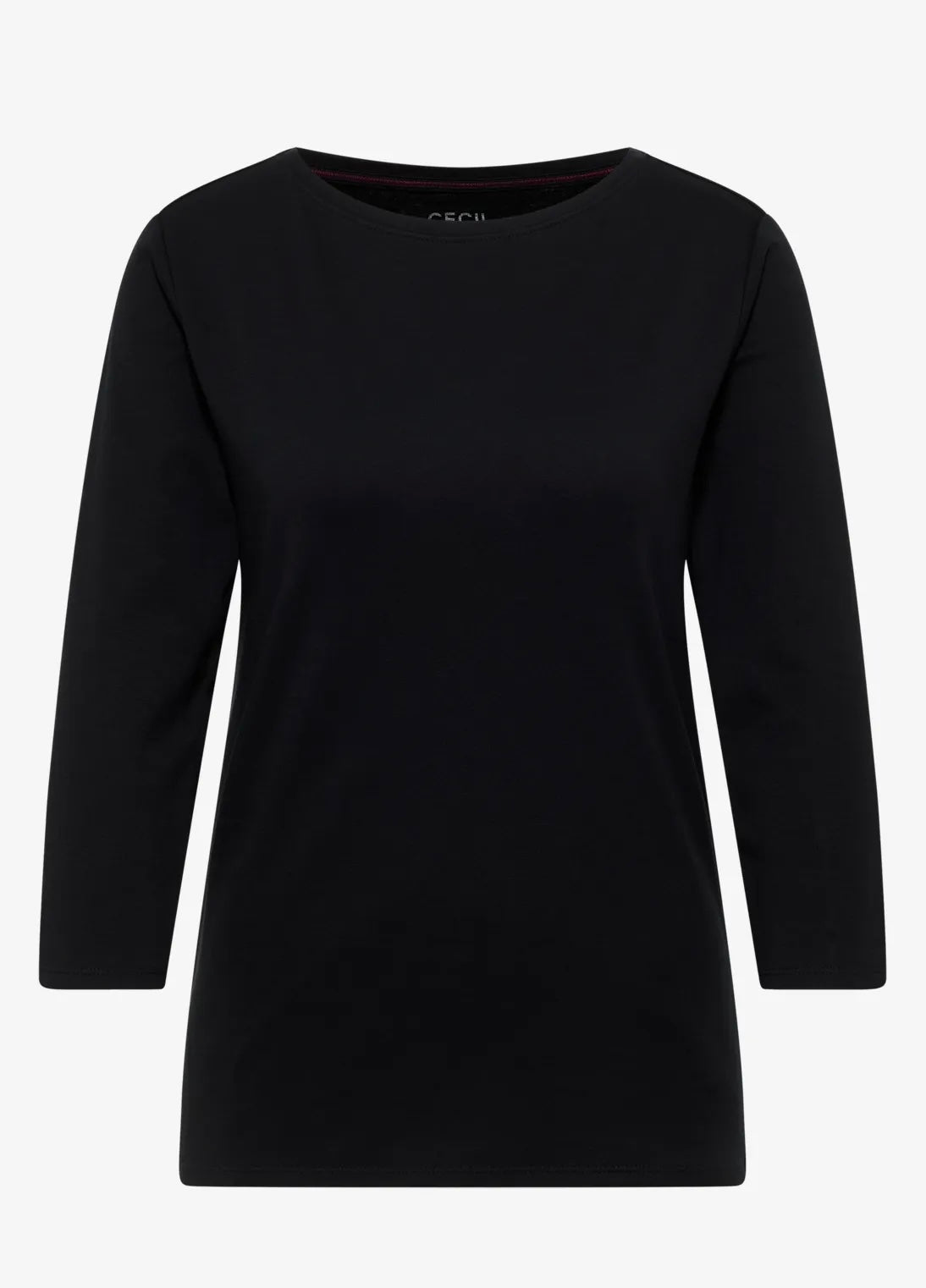 Basic boatneck Svart