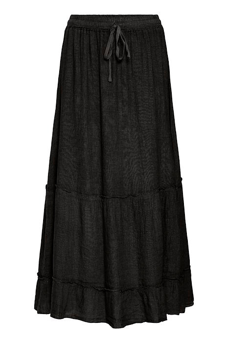 SBFONTANELLE linskjørt Jet Black